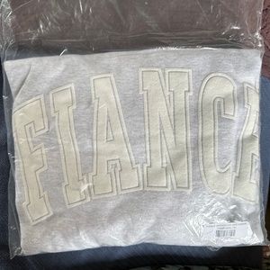 FIANCE SWEATSHIRT GREY/WHITE
